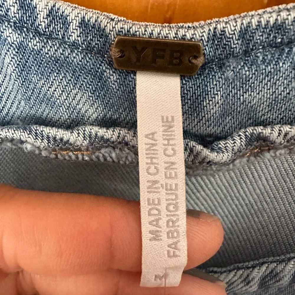 NWT young, fabulous & broke Button-Up Denim Vest - Picture 7 of 11